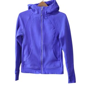 lululemon athletica Pipe Dream Blue Fitted Zippered Hoodie Scuba 6